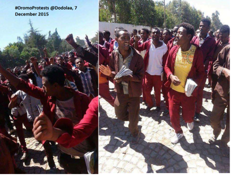 #OromoProtests @ Dodolaa (Arsi Lixaa), December 2015
