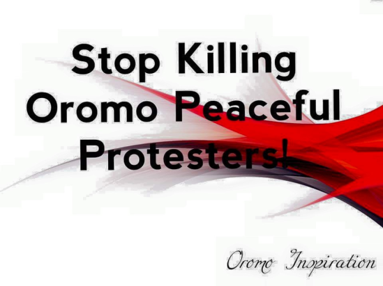Stop killing Oromo Students