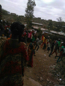 #OromoProtests against TPLF Ethiopian tyranny in Waheel town near Dire Dawa, Hararghe, Oromia (picture2). 19 January 2016