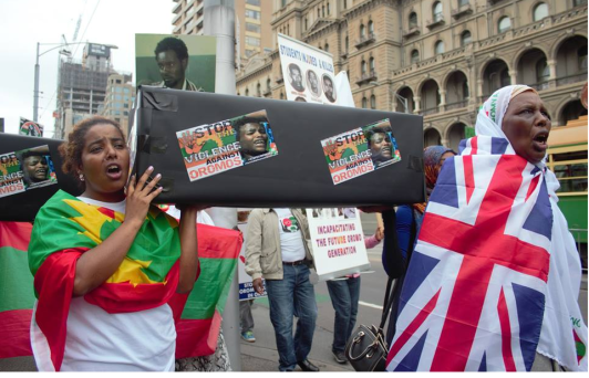 #OromoProtests global solidarity rally organised by the Australian Oromo community in Melbourne, 10 March 2016 p2