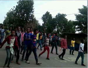 #Oromo Protests, Qobboo town, Dadar, Hararghe, Oromia, 20 June 2016