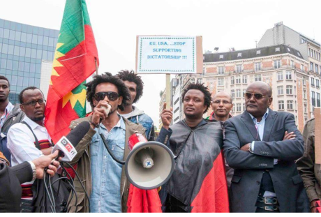 #OromoProtests solidarity rally in Brusells, Beligium, 3 June 2016 p3