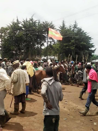 #OromoProtests in Boni town, Jaldu, Oromia, 19 July 2016